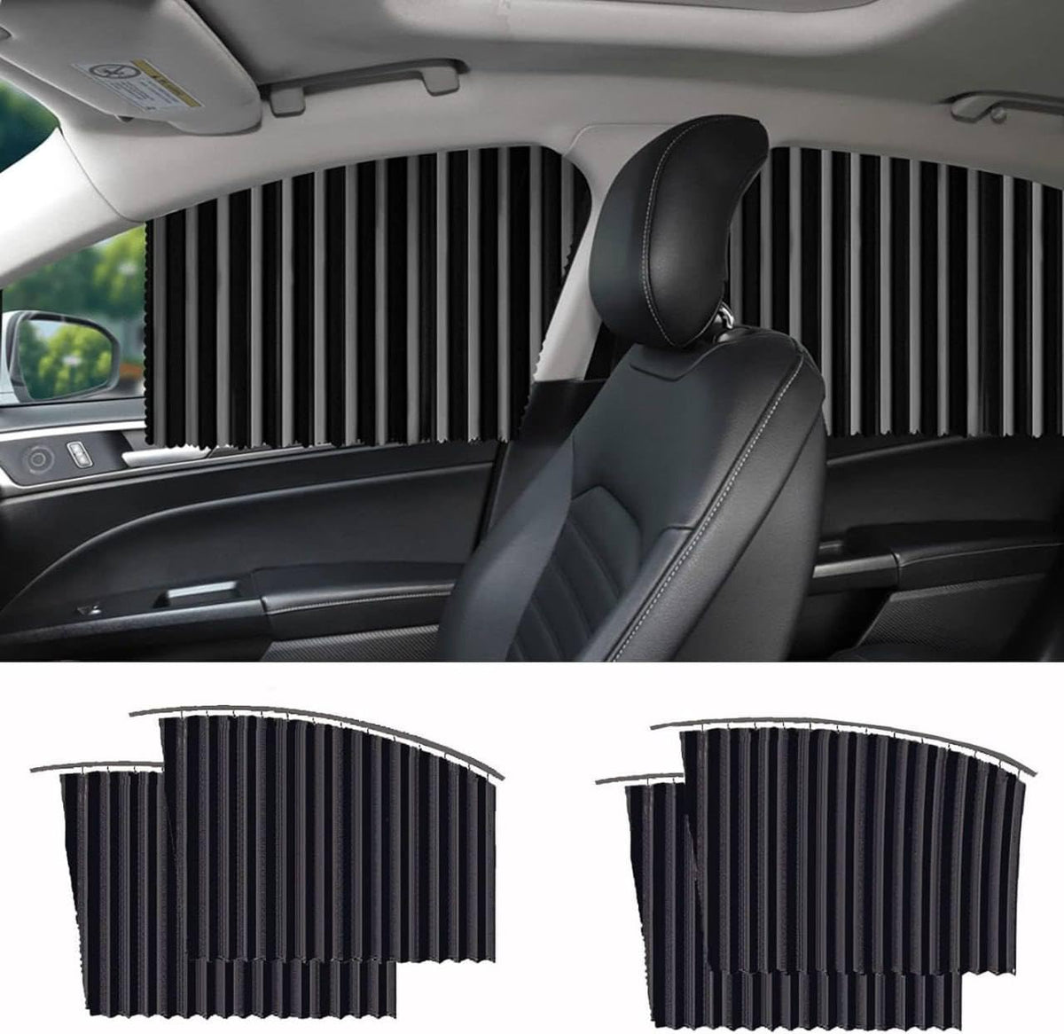4 Pcs Curtain For Car Window