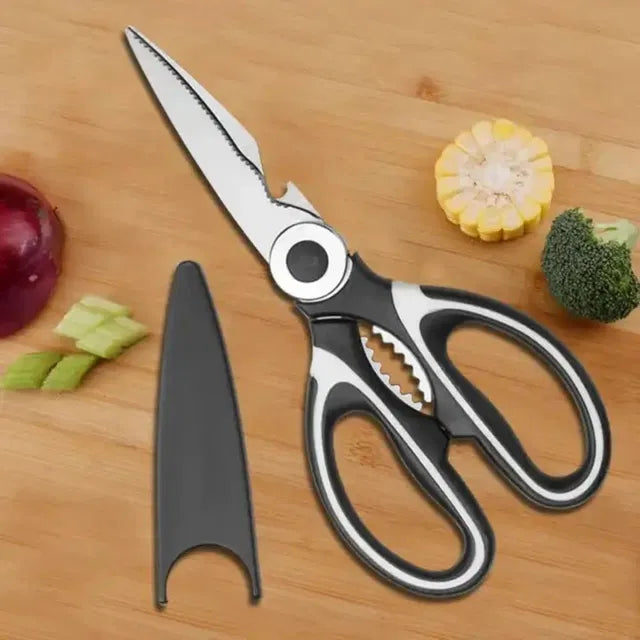 Multi-Purpose Kitchen Scissors – Cut, Slice & Prep in Seconds!